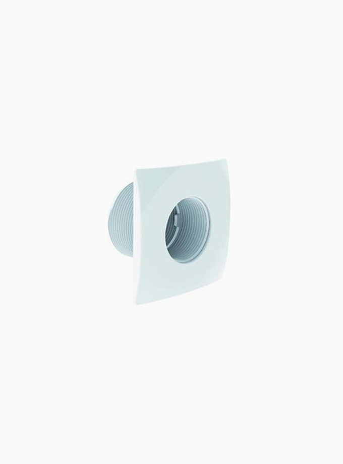 Prise balai béton design Weltico blanche 2"