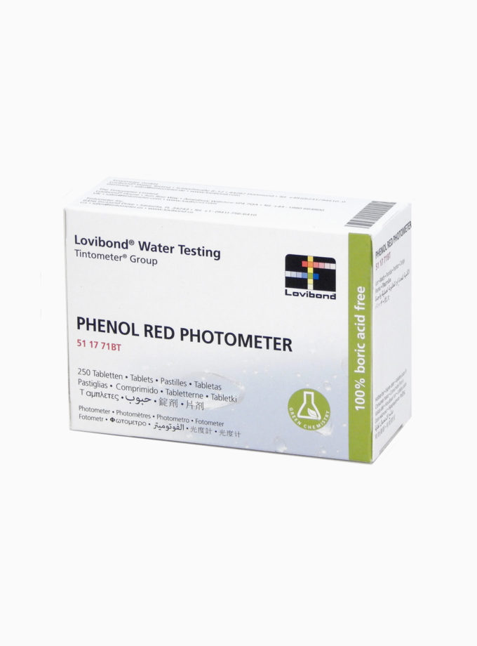 PASTILLES RED PHENOL POUR TESTEUR D’EAU ÉLECTRONIQUE SCUBA II – 250 PCS
