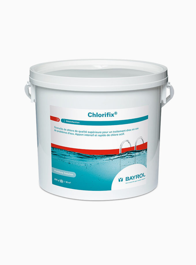 Seau de chlore choc en granulés de 5kg Bayrol - Chlorifix