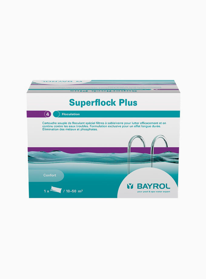 boite de floculant chaussette bayrol en 1kg