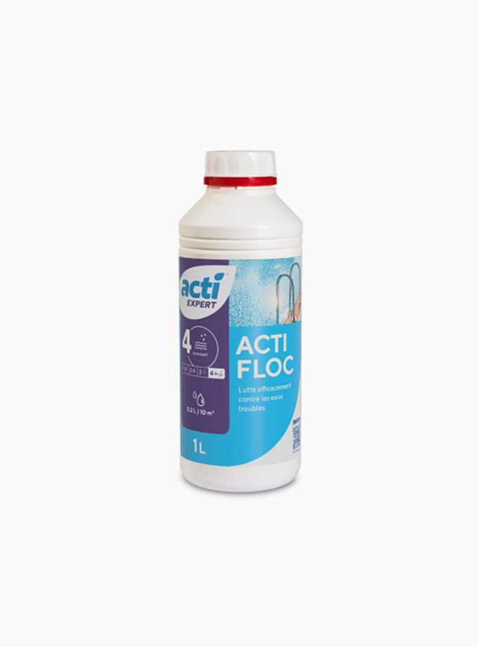 bouteille de floculant liquide Acti en 1 litre