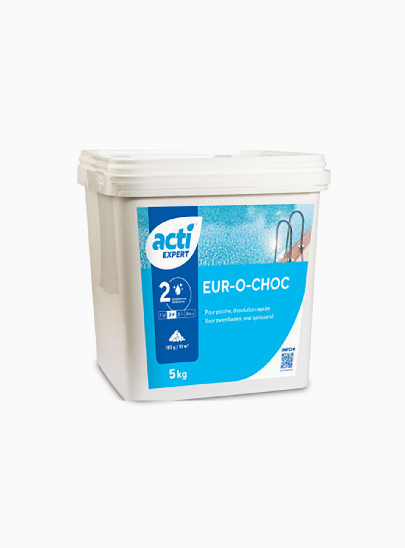 Seau de chlore choc Acti en granulés 5kg