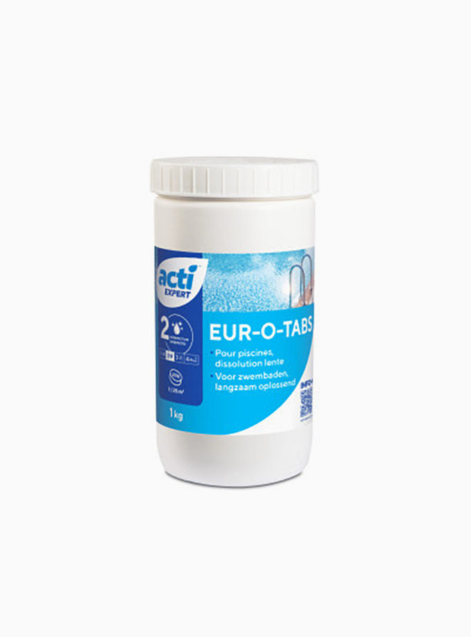 Pot de galet de chlore lent 200g 1Kg Acti