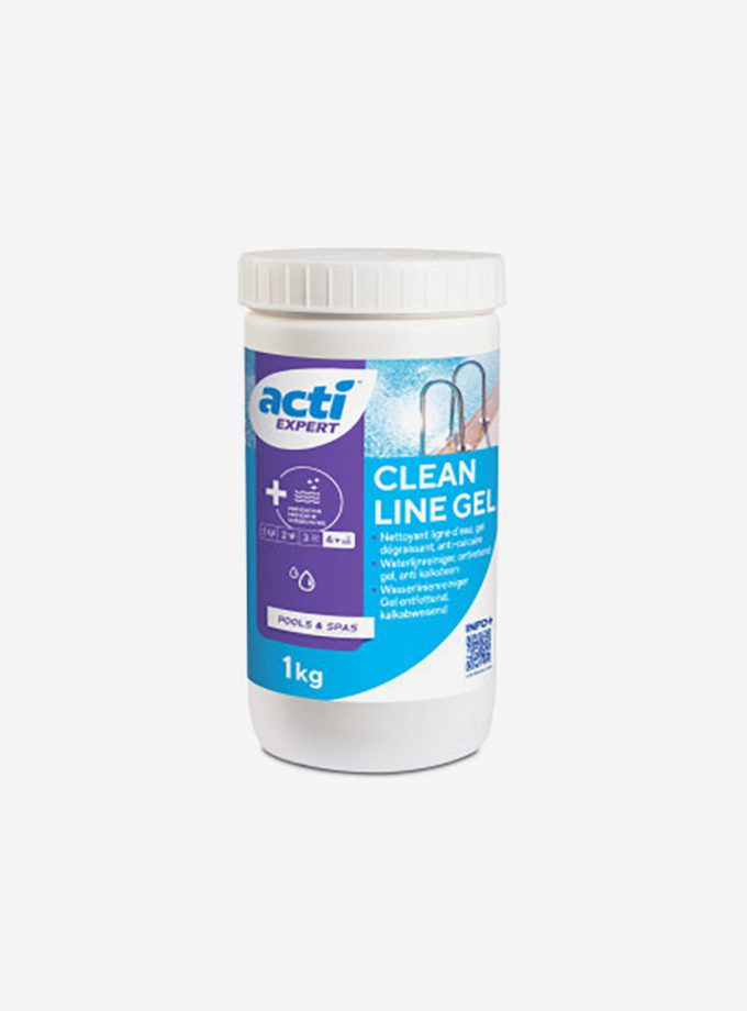 gel nettoyant ligne d'eau Acti en 1 litre