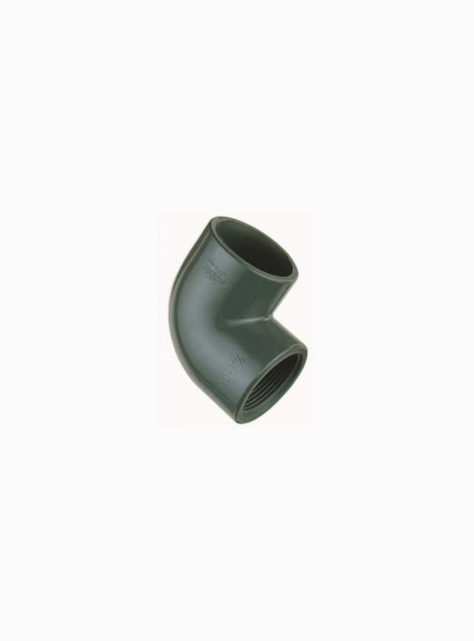 Coude 90° à coller/visser Diam 50x 1" 1/2