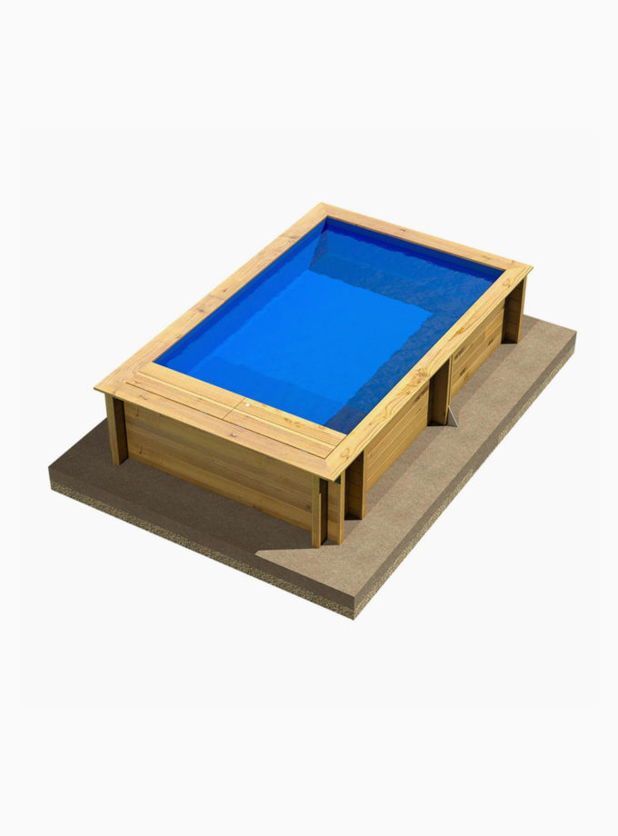 piscine bois pool'n box junior 3,74m x 2,37m