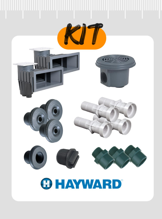 Kit pièces à sceller Hayward - Gris foncé